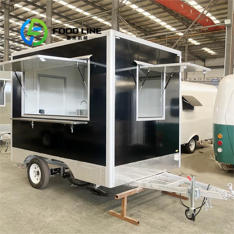 Food Snacks For Camping - カスタマイズ可能な人気コーヒーフードトラック、デザートフード販売カート、キャンプ用多機能スナックアイスクリームトレーラー販売中