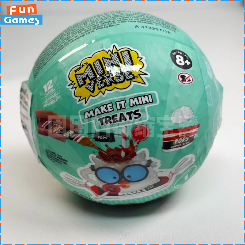 Food Snacks For Kids - MGAミニバース ミニブラインドボールトイ ハロウィンフード プレイハウストイ ブランドスナック ミニミステリーボックス