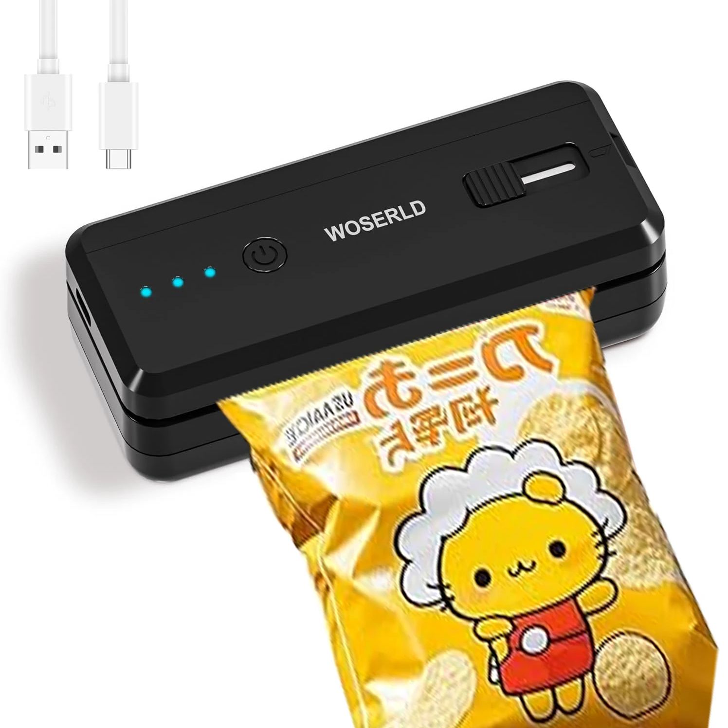 Food Snacks For Camping - インパルスシーラーマシン キッチン/キャンプ用食品包装用のスナックやビニール袋を再密封して食品を新鮮に保つためのクイックシール