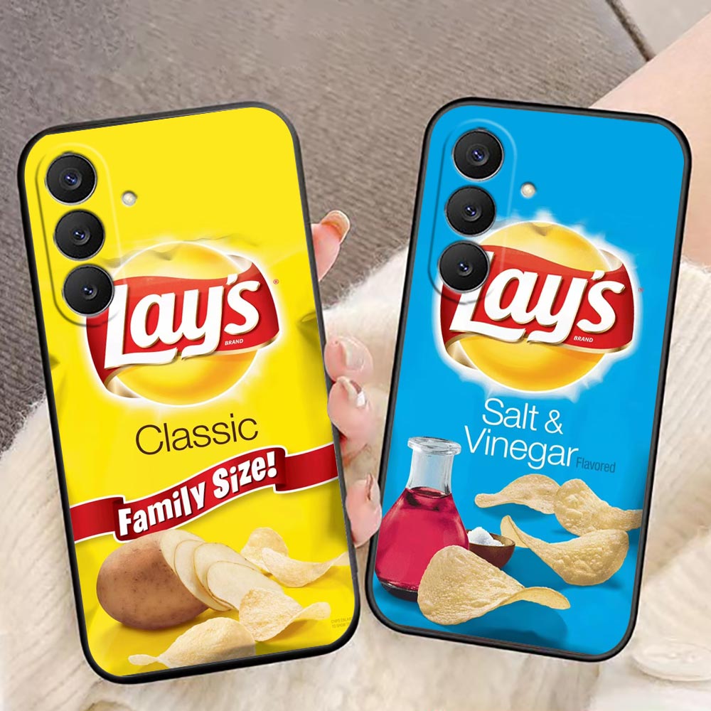 スナック菓子ポテトL-Lay'Sスマホケース Samsung - Food Snacks Quotes のレビューと価格