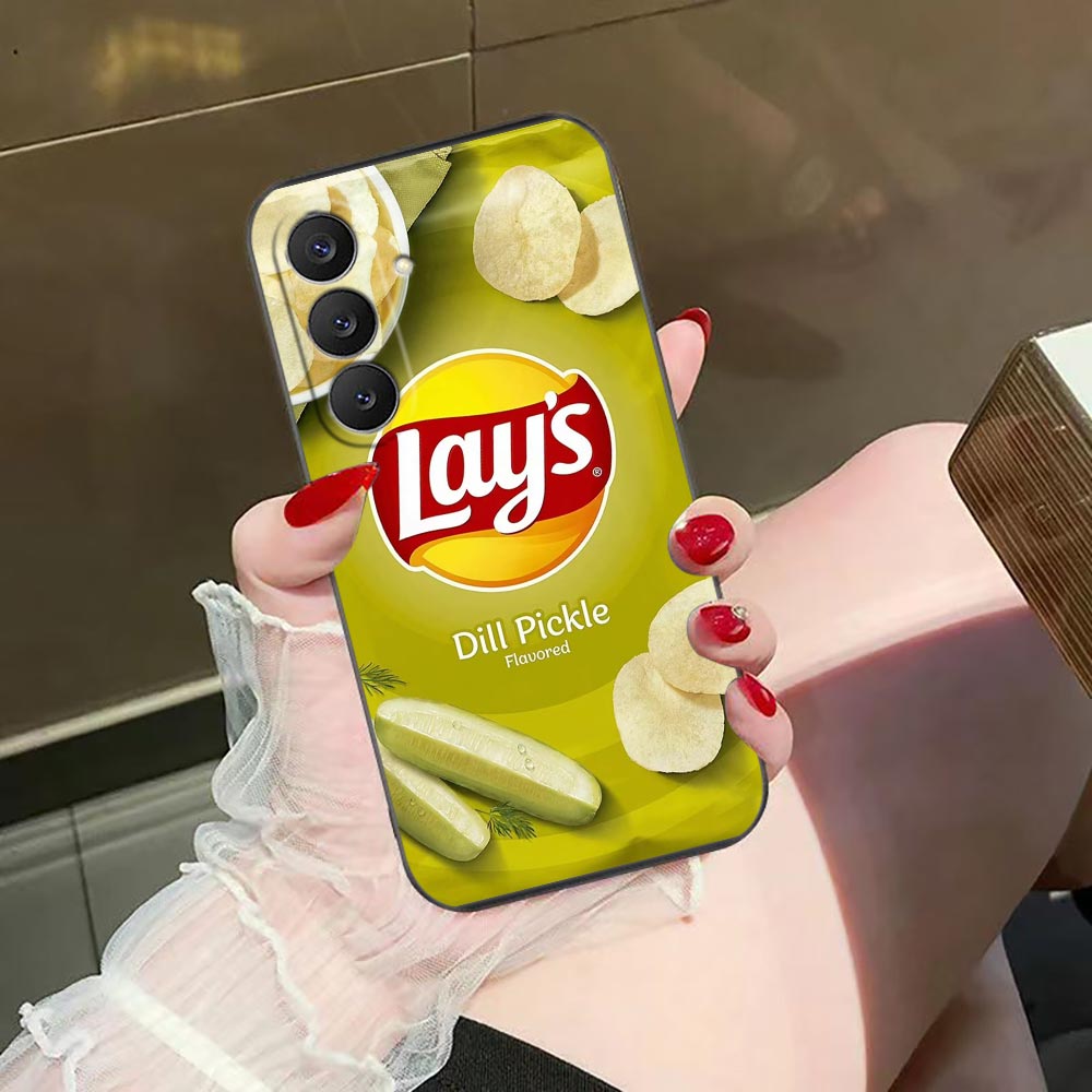 スナック菓子ポテトL-Lay'Sスマホケース Samsung - Food Snacks Quotes のレビューと価格