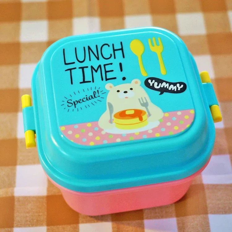 かわいい漫画キティ弁当弁当箱プラスチック収納ボックス新鮮な維 - Food Snacks For Kids のレビューと価格