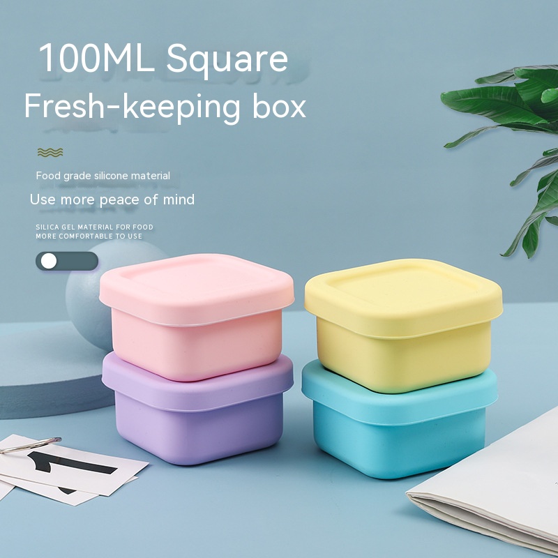 子供用密閉シリコンランチボックス、屋外用電子レンジ対応、製氷 - Food Snacks For Kids のレビューと価格