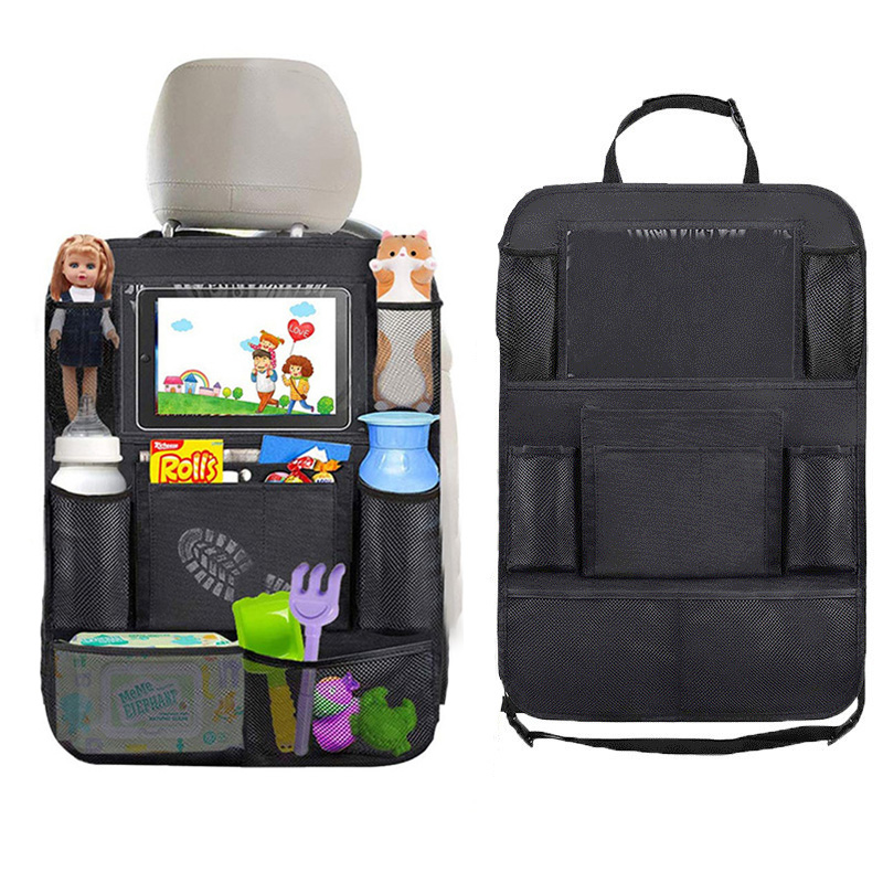 子供用車後部座席オーガナイザー、後部座席収納キックマットプロ - Food Snacks For Kids のレビューと価格