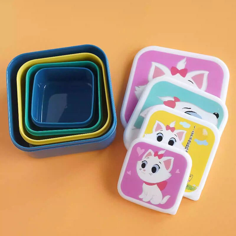 かわいい漫画の動物柄弁当箱子供のポータブルフルーツボックス子 - Food Snacks For Kids のレビューと価格