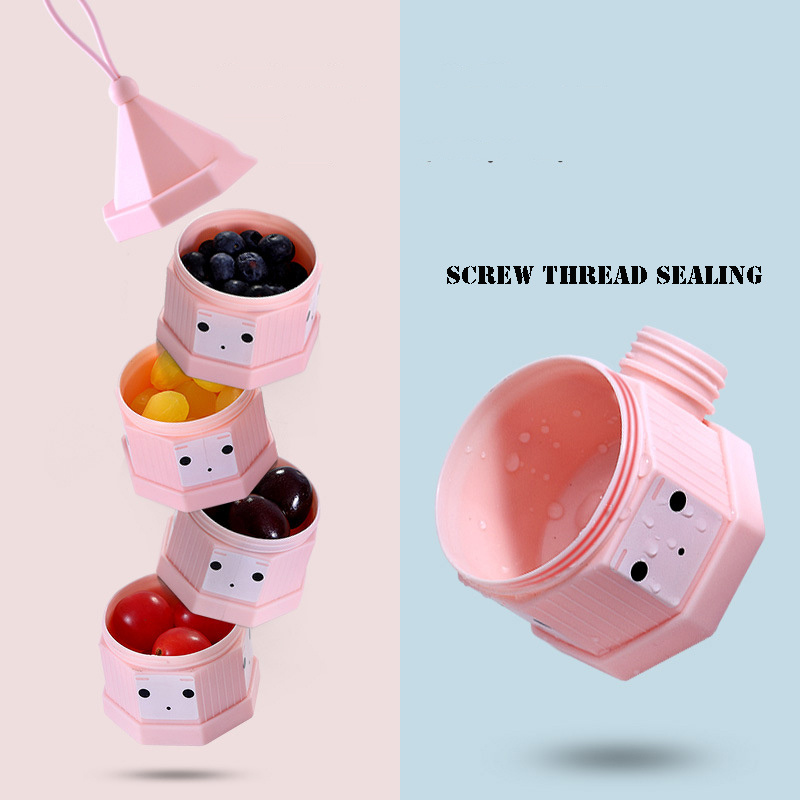 3/4ベビーフード,ポータブル,子供用スナックボックス,蓋付 - Food Snacks For Kids のレビューと価格