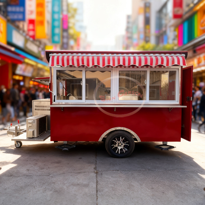 移動式フードトラック、多機能フードトラック、移動式キャンプ車 - Food Snacks For Camping のレビューと価格