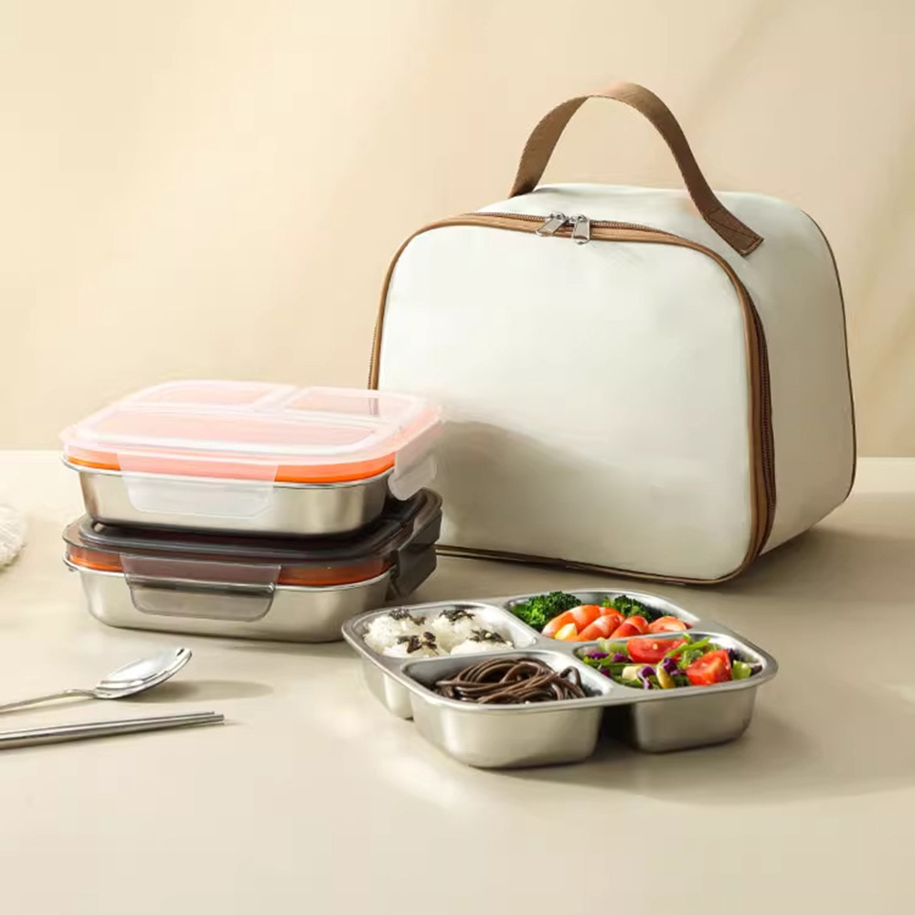 2パックステンレススチール製スナックボックス、仕切り付き、漏 - Food Snacks For Camping のレビューと価格