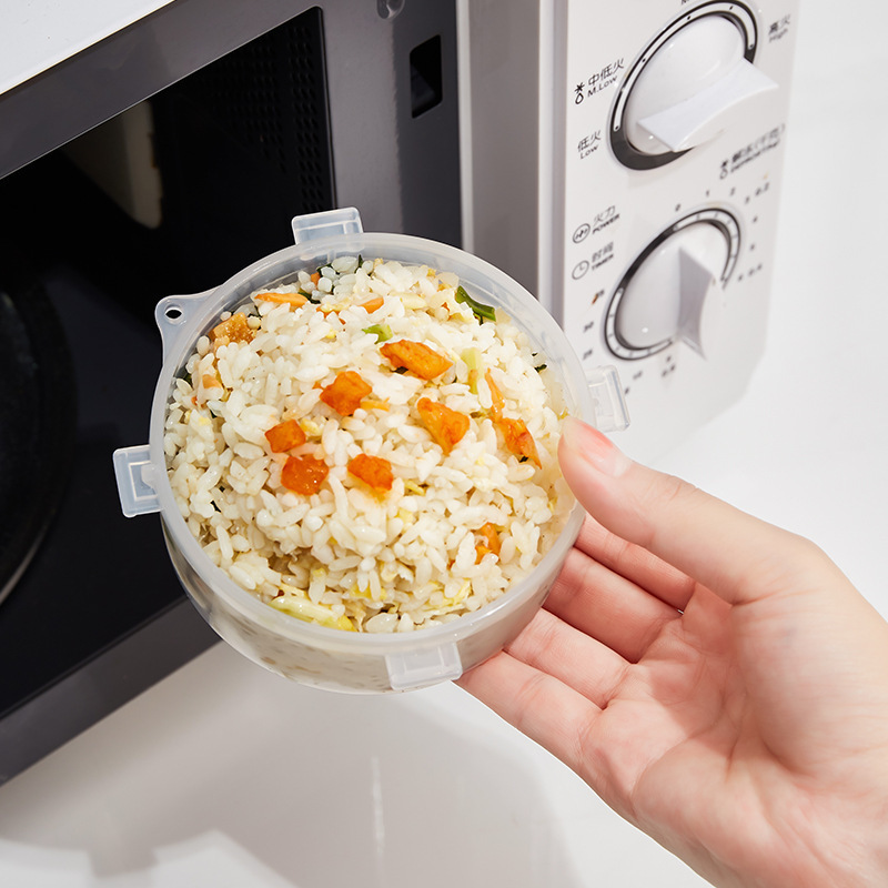 ミニリンゴ型食品保存容器、持ち手付きの携帯用丸型フルーツスナ - Food Prep Snacks のレビューと価格